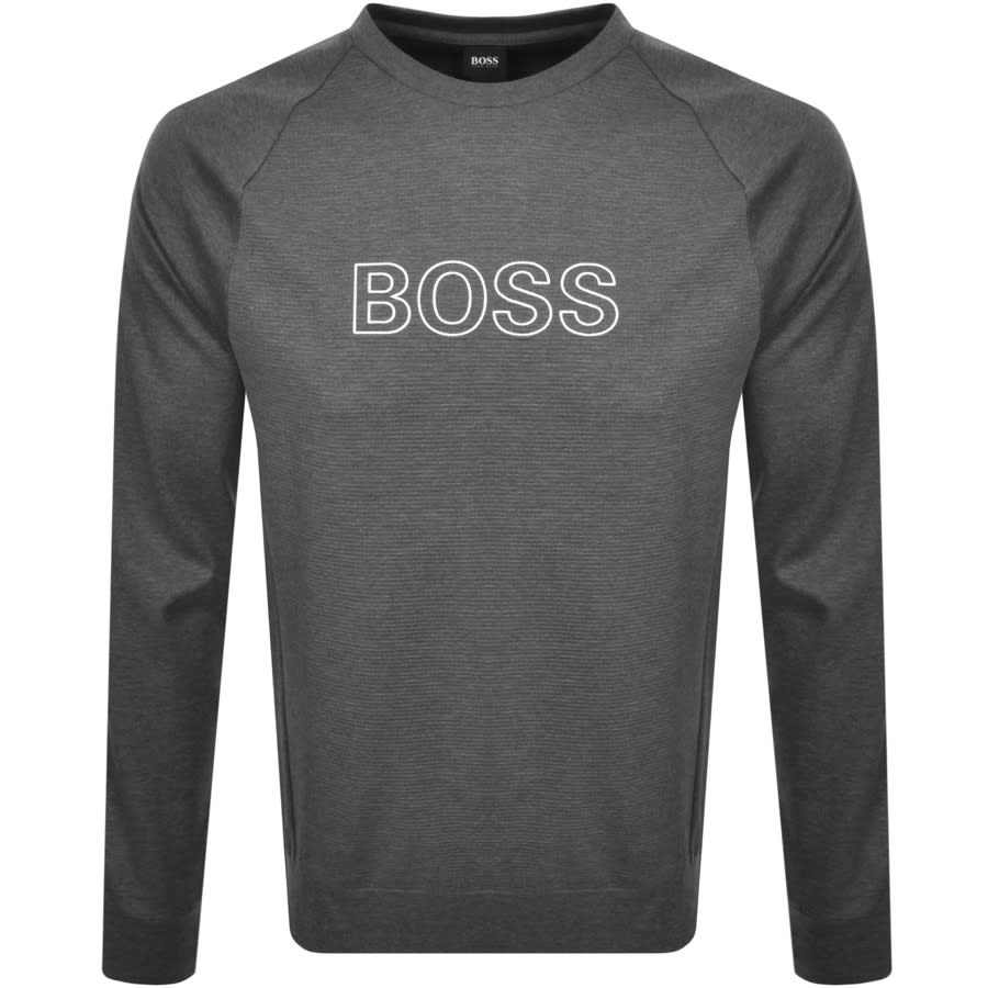 Alternative Image for ProductBOSS Bodywear Crew Neck Sweatshirt Grey1
